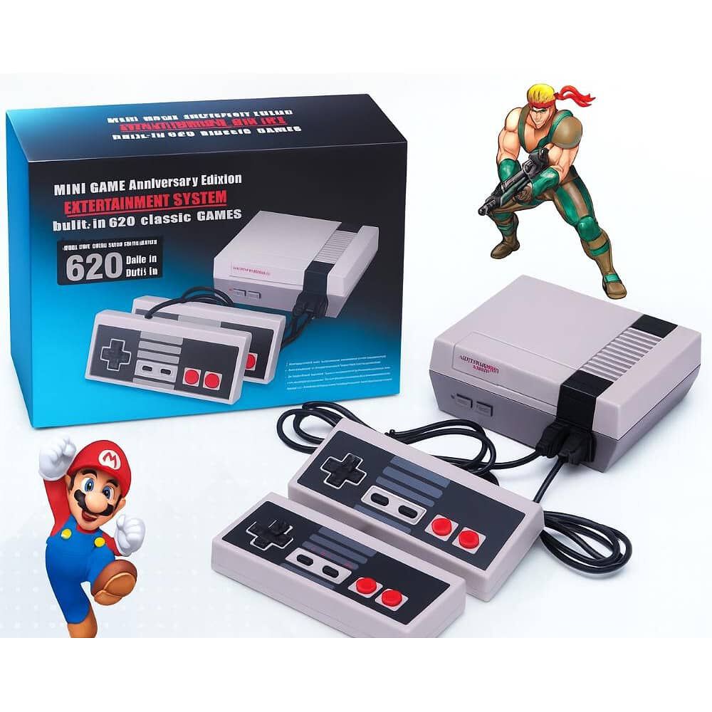 M&aacute;quina Cl&aacute;sica De Juegos &ndash; Estilo Nintendo, 620 Recuerdos image number 4.0