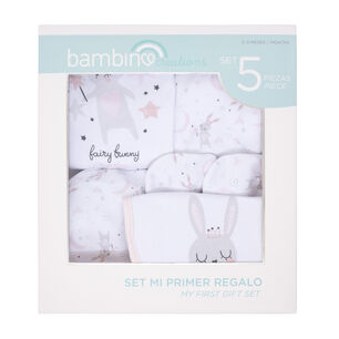 Baby Gift Bambino Set 5 Piezas Blanco Ovejas Ni&ntilde;a