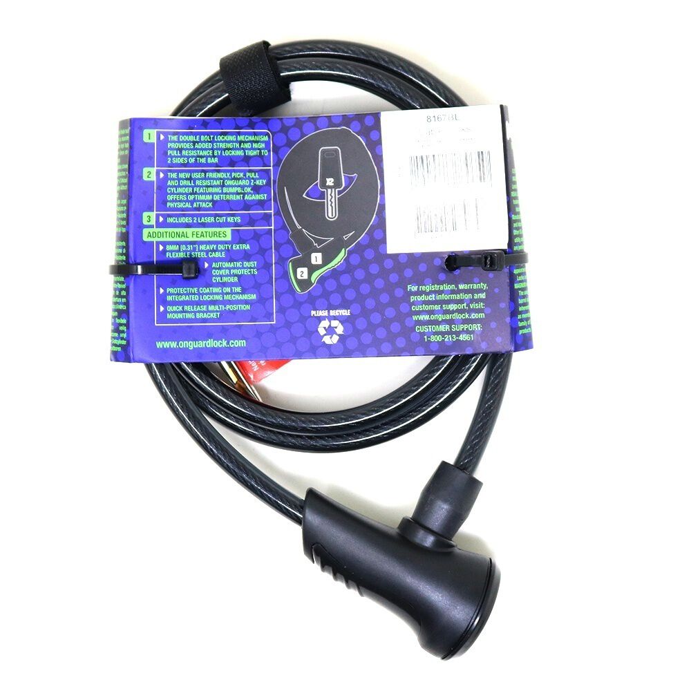 Candado Bicicleta On Guard Espiral Ns 180x12mm image number 7.0