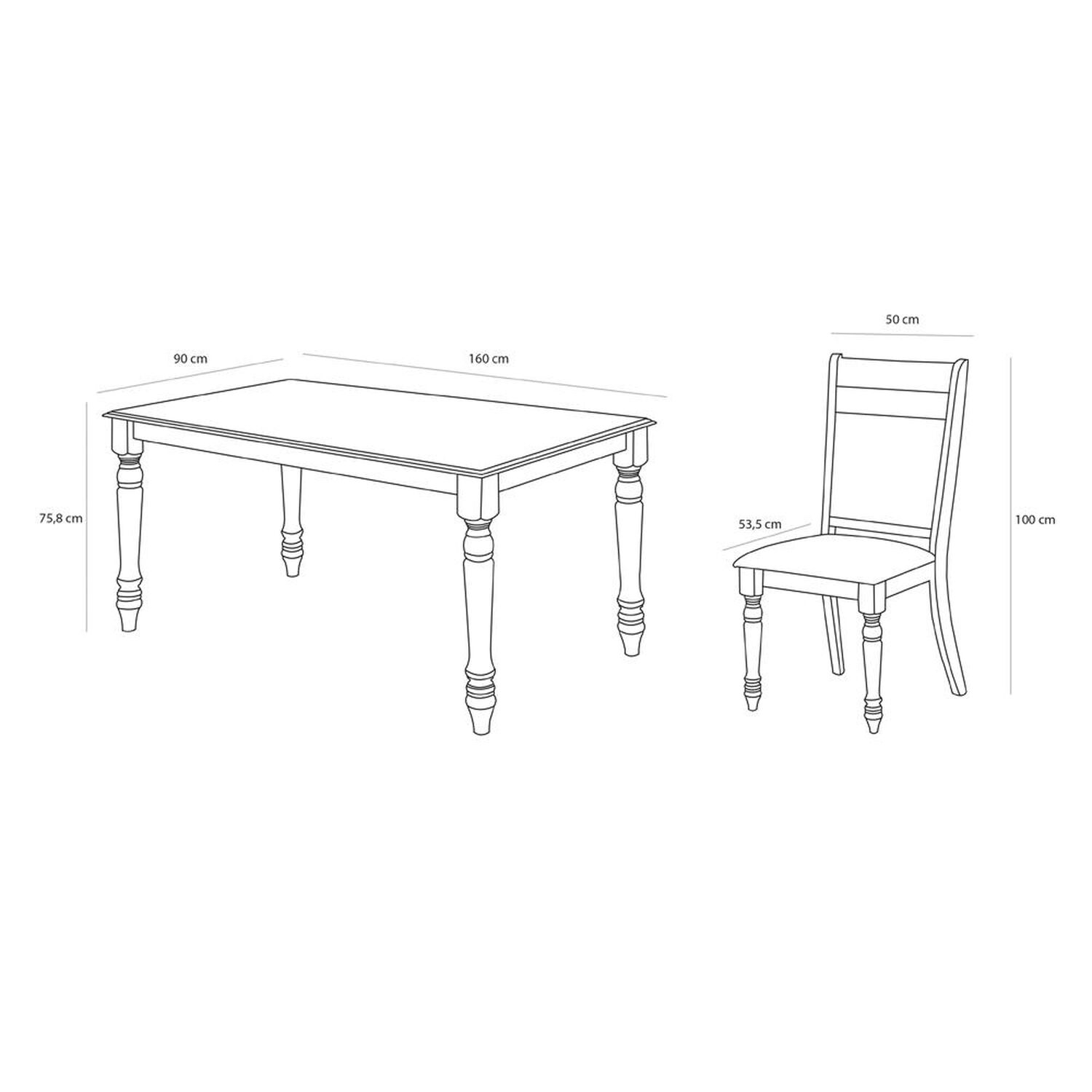 Juego De Comedor Casaideal Belgrano / 6 Sillas image number 7.0