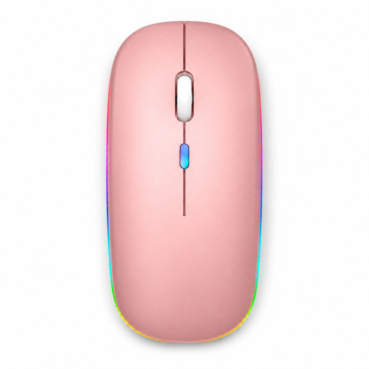 Mouse Dual Inal&aacute;mbrico Rosado Recargable Bluetooth + Usb 2g image number 3.0