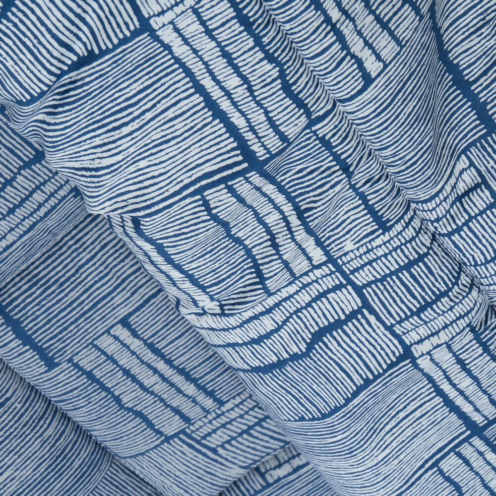 Plum&oacute;n Rosen Soft Touch Lucca Navy / Super King image number 3.0