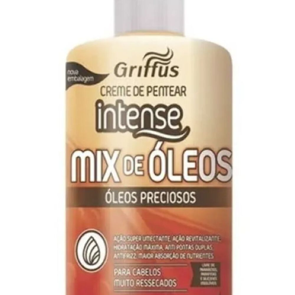 Crema Para Peinar Mix De Oleos 300ml Griffus image number 2.0