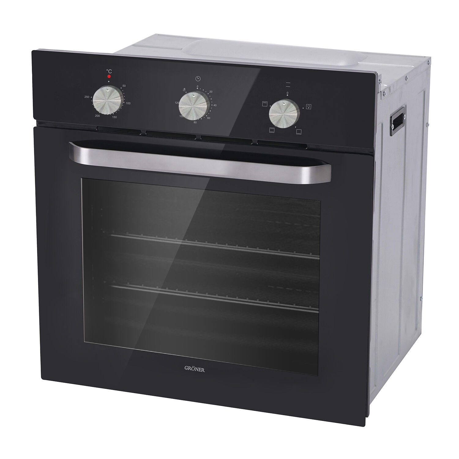Horno El&eacute;ctrico Empotrable Grner Black 4f 56l image number 0.0