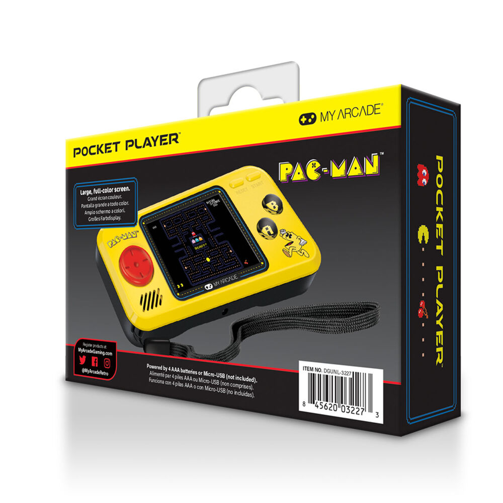 Mini Consol Portatil My Arcade Pocket Player Pacman image number 3.0