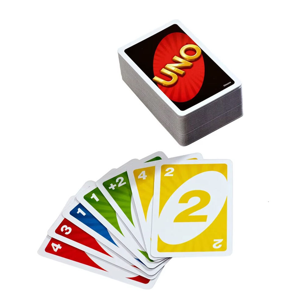 Uno Deluxe Juego De Cartas + Caja De Aluminio Jugo De Mesa image number 2.0