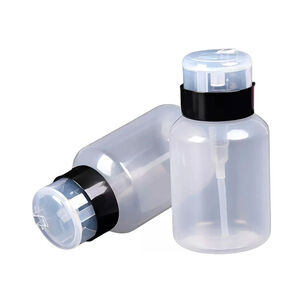 Botella Dispensadora De Quitaesmalte Negro 150 Ml