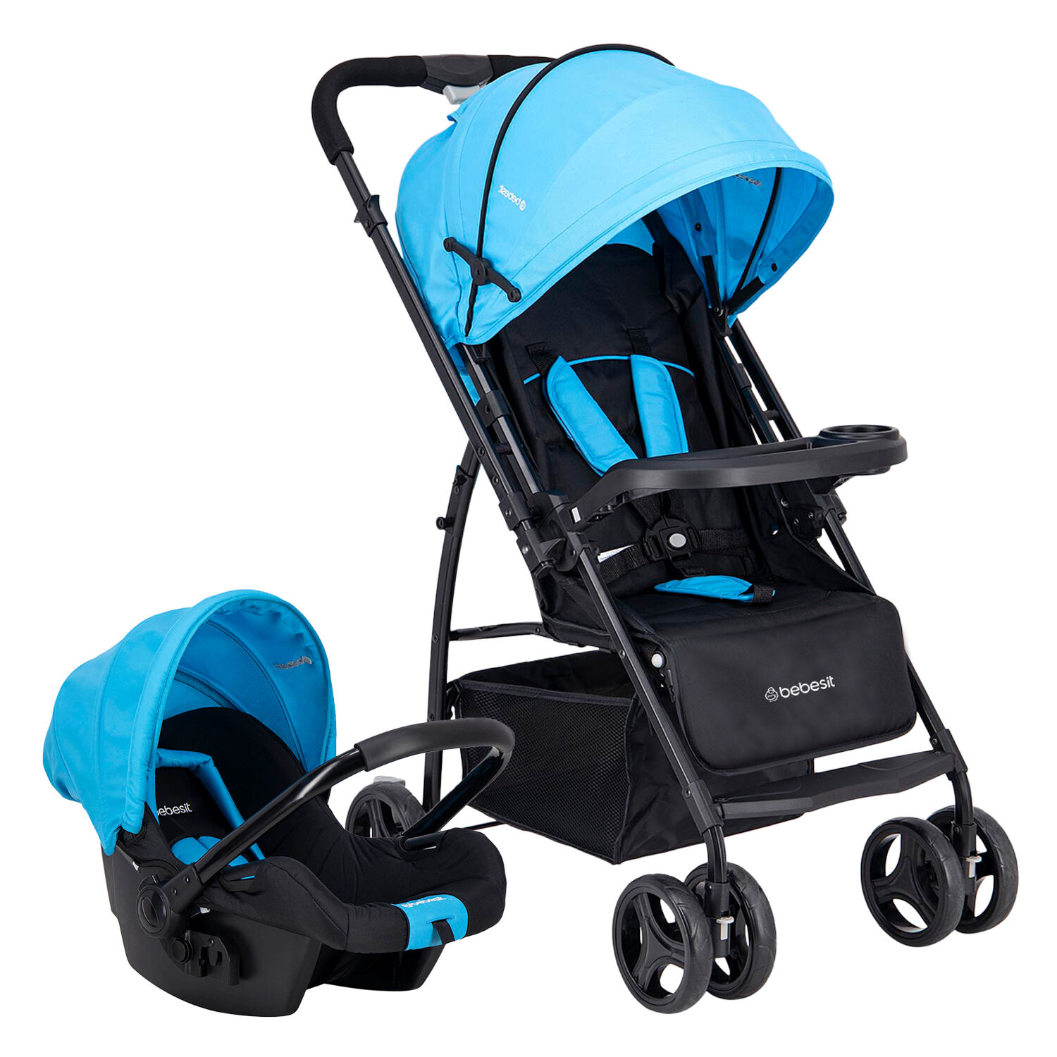 Coche Travel System Go Lite Azul image number 0.0