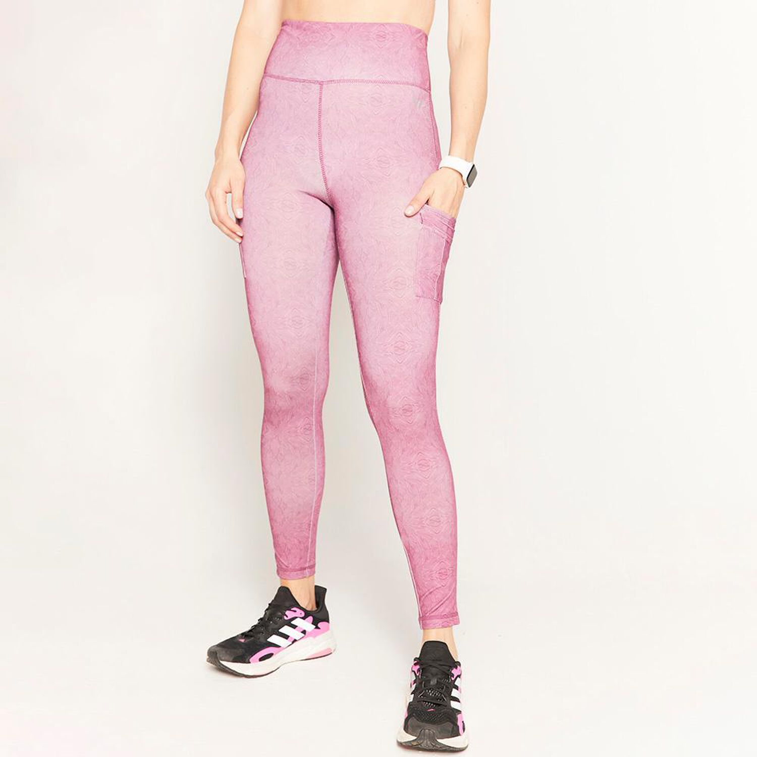 Calza Deportiva Tiro Alto Skinny Mujer Wetland image number 0.0
