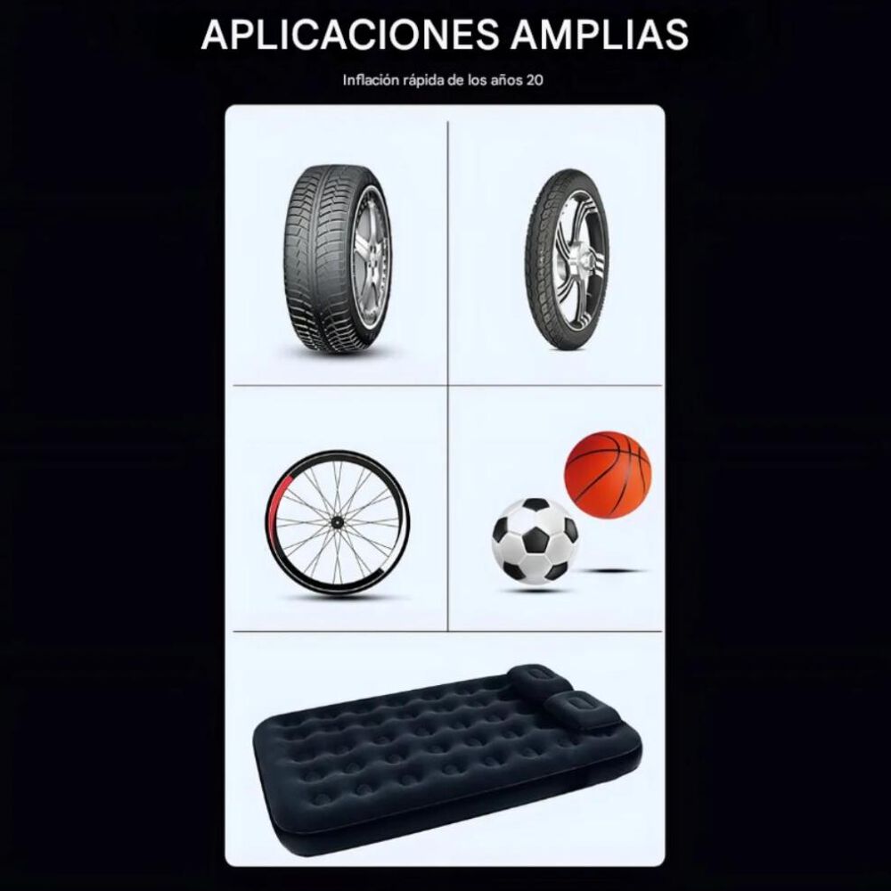 Compresor De Aire Portátil Inflador De Neumáticos Digital image number 7.0