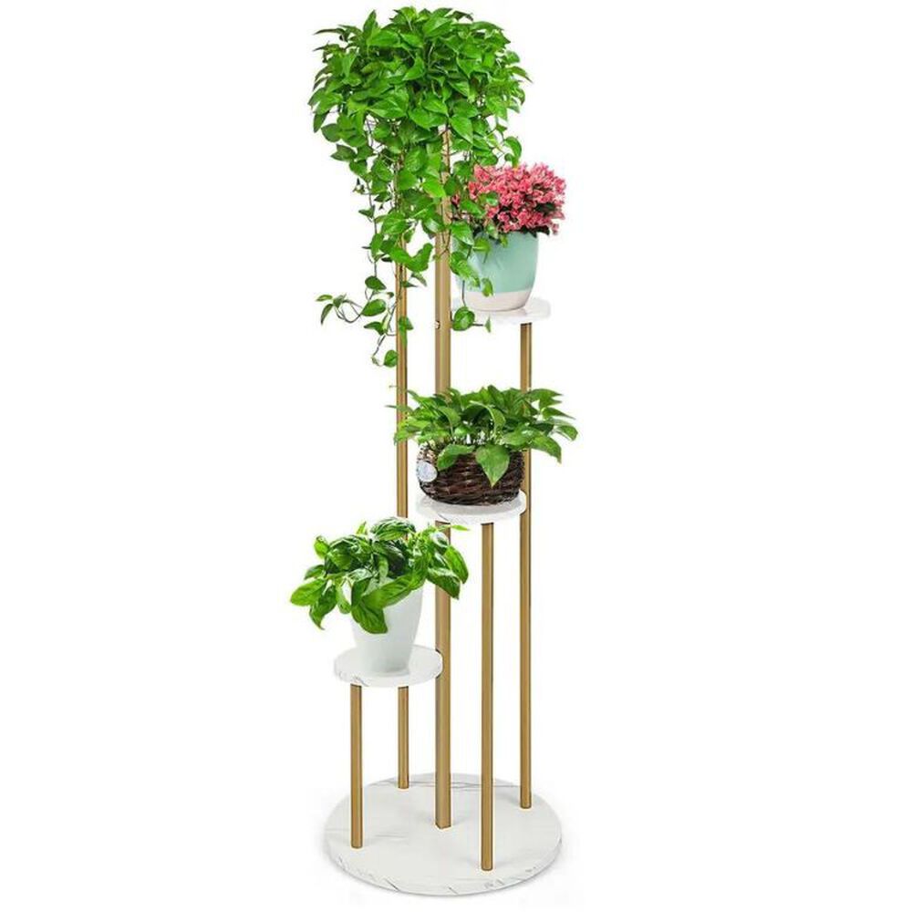 Soporte De 4 Niveles Para Macetas Plantas Decorativo image number 2.0