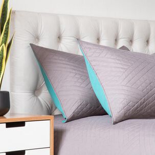 Cubrecama Azhome Bicolor / 2 Plazas