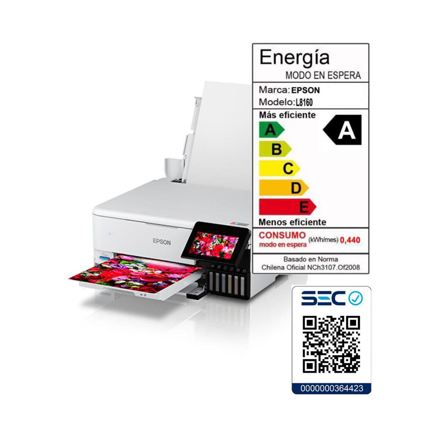 Impresora Multifuncional Epson L8160 image number 8.0