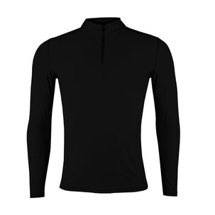 Polera Dry Fit Manga Larga Con Cierre Pale Hombre