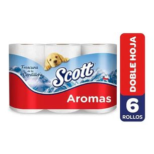 Scott Aromas 6 Rollos Doble Hoja