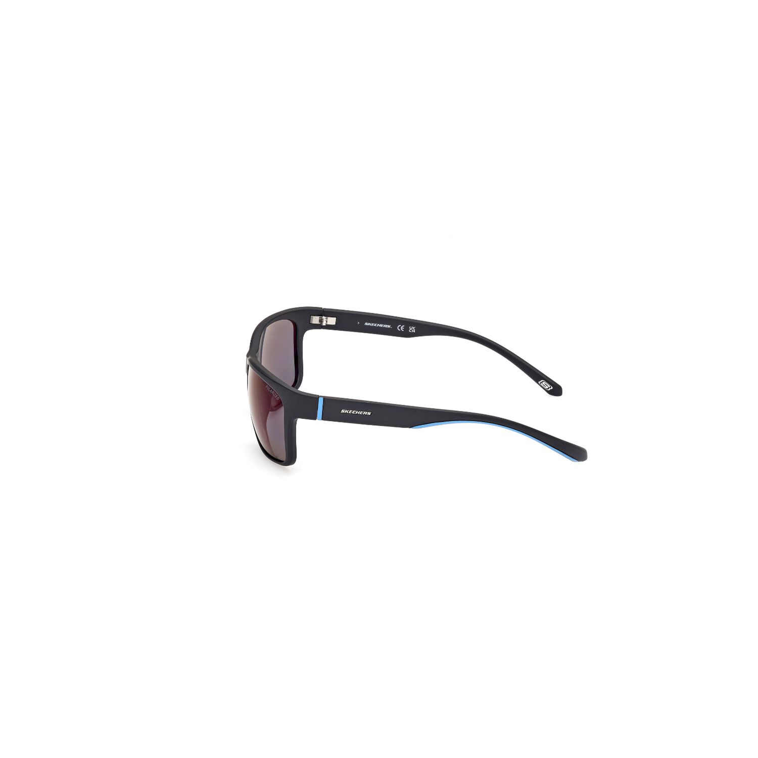 Lentes De Sol Negro Espejados Skechers image number 2.0