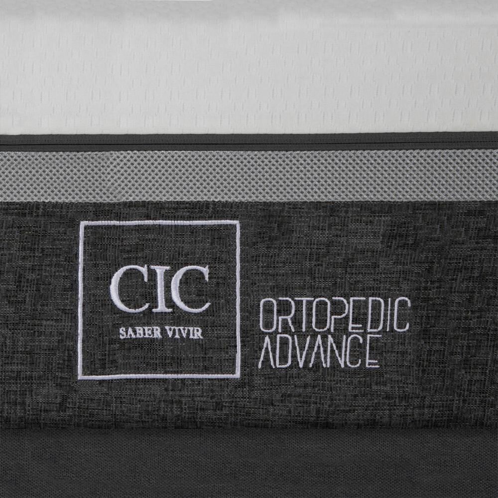 Cama Europea Cic Ortopedic Advance / 1.5 Plazas / Base Normal + Respaldo image number 10.0