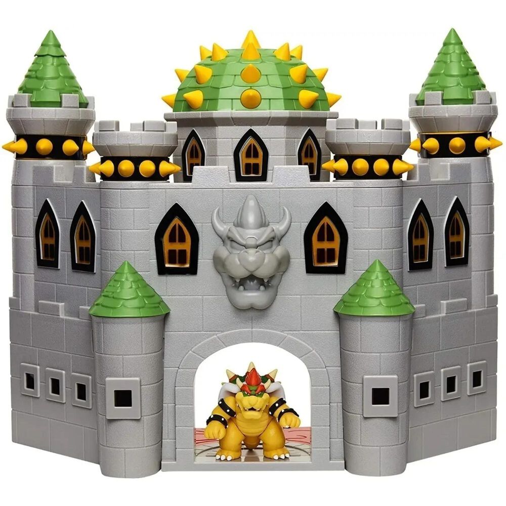 Juguete Escena Batalla Castillo De Bowser Mario Nintendo image number 0.0