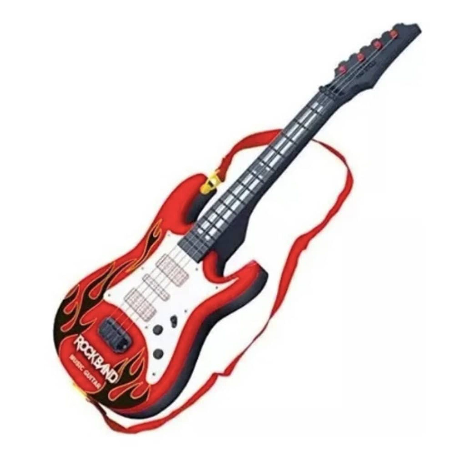 Guitarra Con Micr&oacute;fono Karaoke Rosado Con Luces image number 2.0