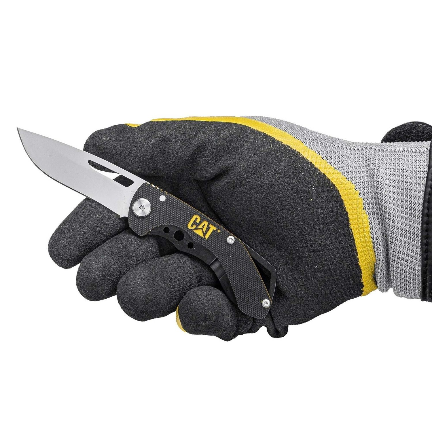 Cuchillo Navaja Plegable Cat 980009 Punta Curva image number 6.0
