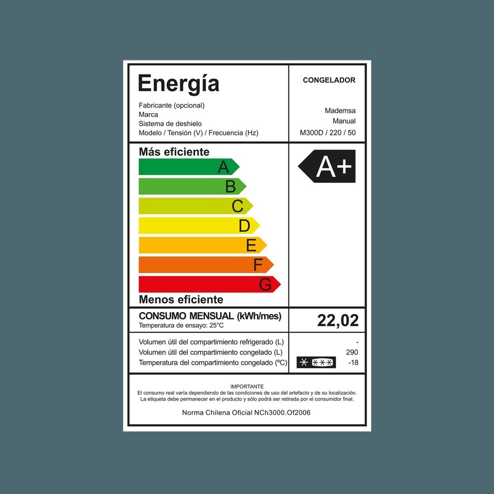 Freezer Dual M300d Blanco 290l Horizontal Dual Mademsa image number 9.0