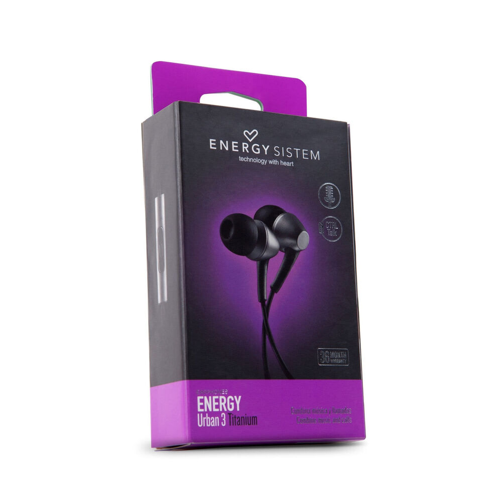 Audifono Energy Sistem Urban 3 Titanium Black Con Microfono image number 4.0