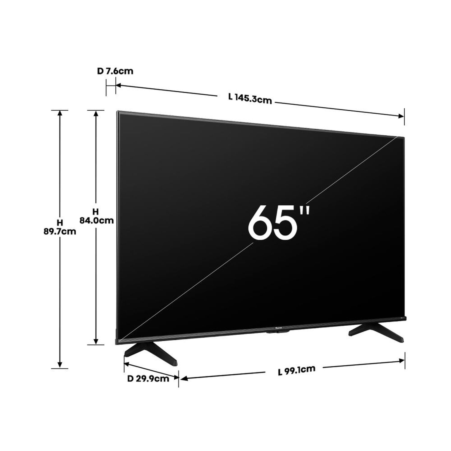 Led 65" Hisense 65A6N / Ultra HD 4K / Smart TV image number 2.0