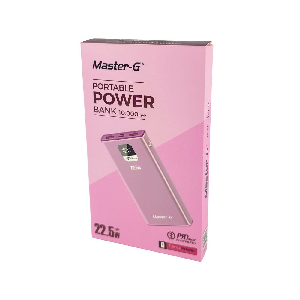 Bater&iacute;a Externa Power Bank 10000 Mah 22.5w Ucp10ppd Rosada image number 4.0