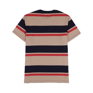 Polera Rayas Regular Manga Corta Cuello Redondo Hombre Peroe