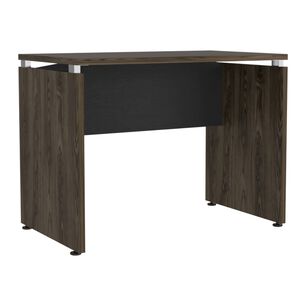 Escritorio 75x100x60 Cm Fm-007n Negro Y Caf&eacute; Oscuro