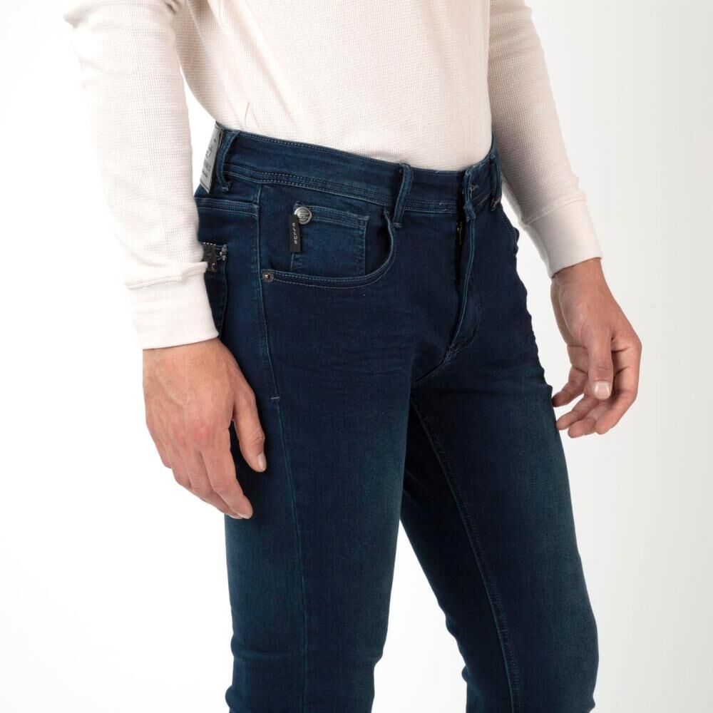 Jeans Tiro Medio Skinny Hombre Ellus image number 4.0