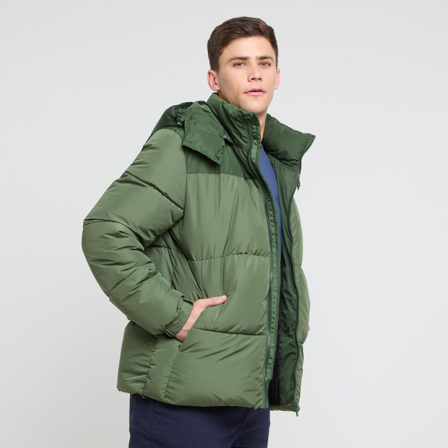 Parka Lisa Slim Cuello Alto Hombre Ocean Pacific image number 2.0