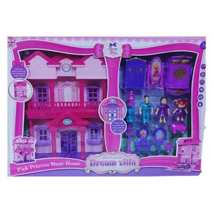 Juguete Casa De Mu&ntilde;ecas Con Figuras Y Accesorios Infantil
