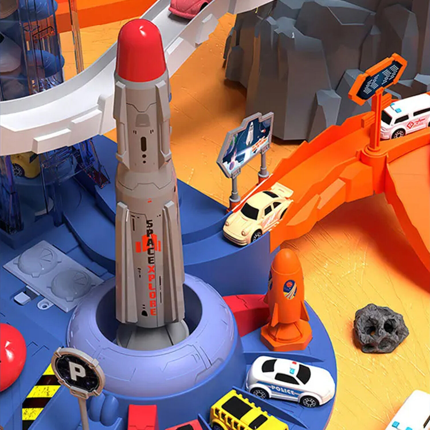 Juguete Pista De Auto Espacial Cohete Space Jump image number 2.0