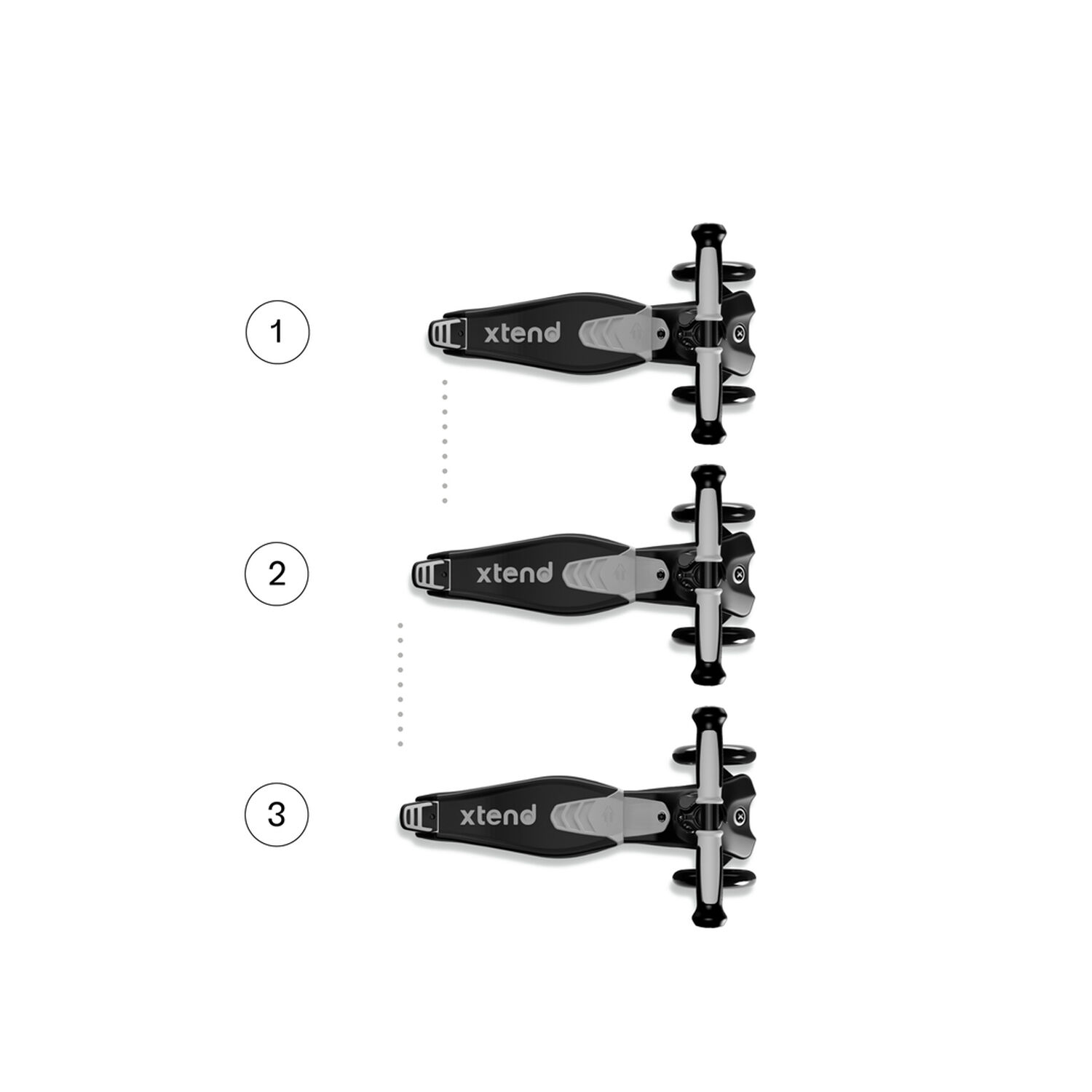 Xtend Ride-on 3 En 1 Gris Claro image number 4.0