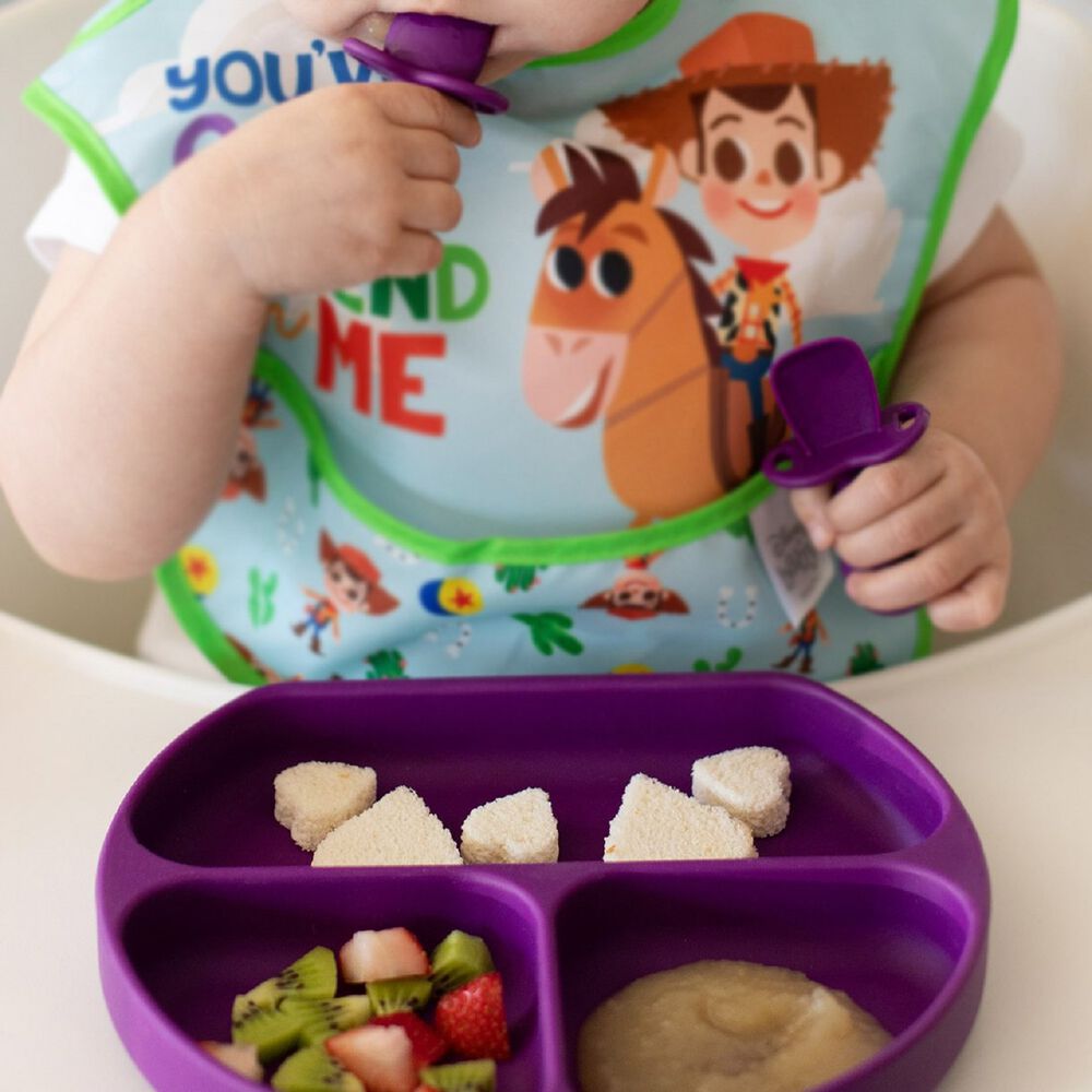 Plato Con Agarre (silicona) / Siliconegripdish Morado image number 2.0