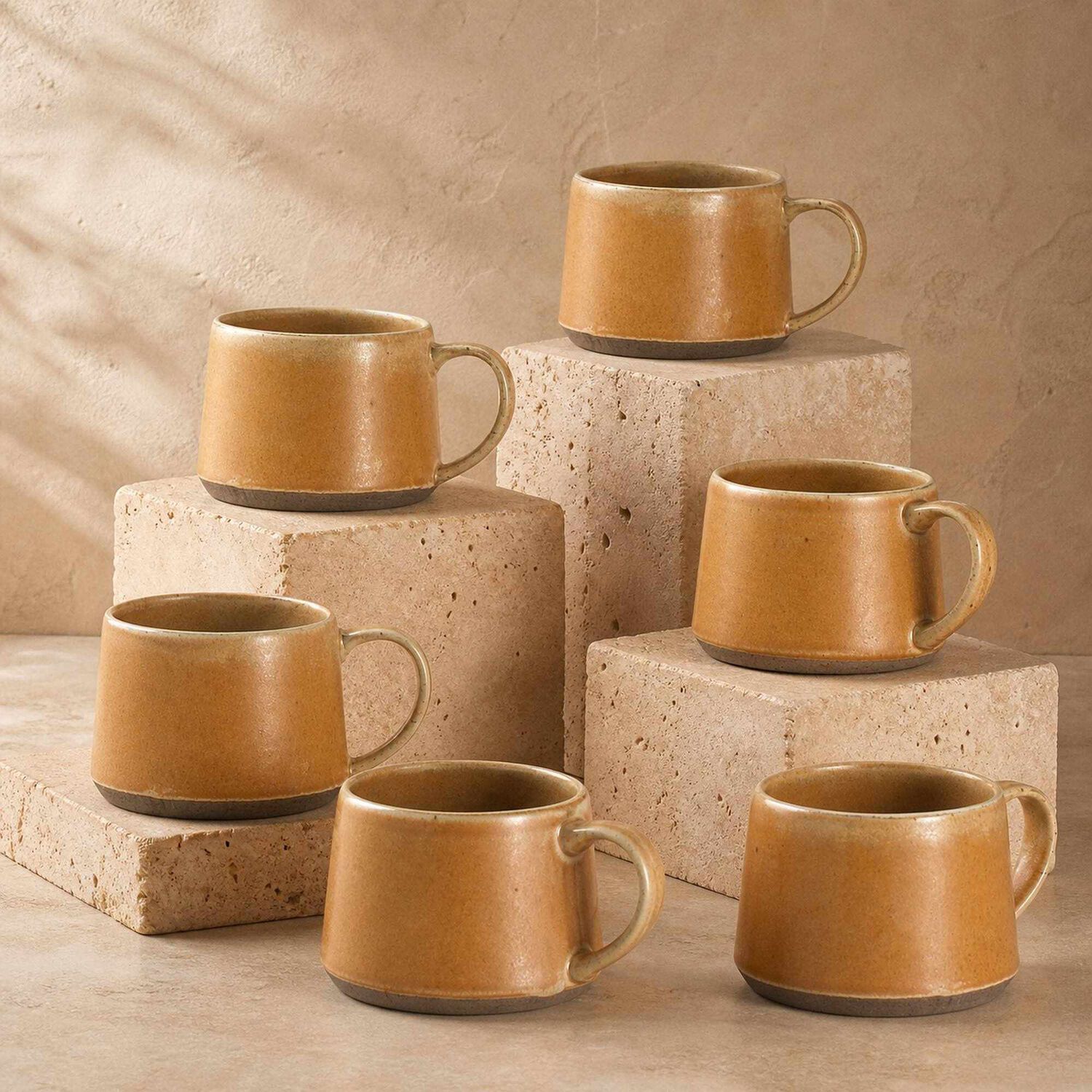 Mug Cer&aacute;mica Hampi Set De 6 350 Ml image number 4.0
