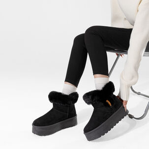 Botin Casual Mujer Gamuza Vintage Antideslizante Weide Lt201