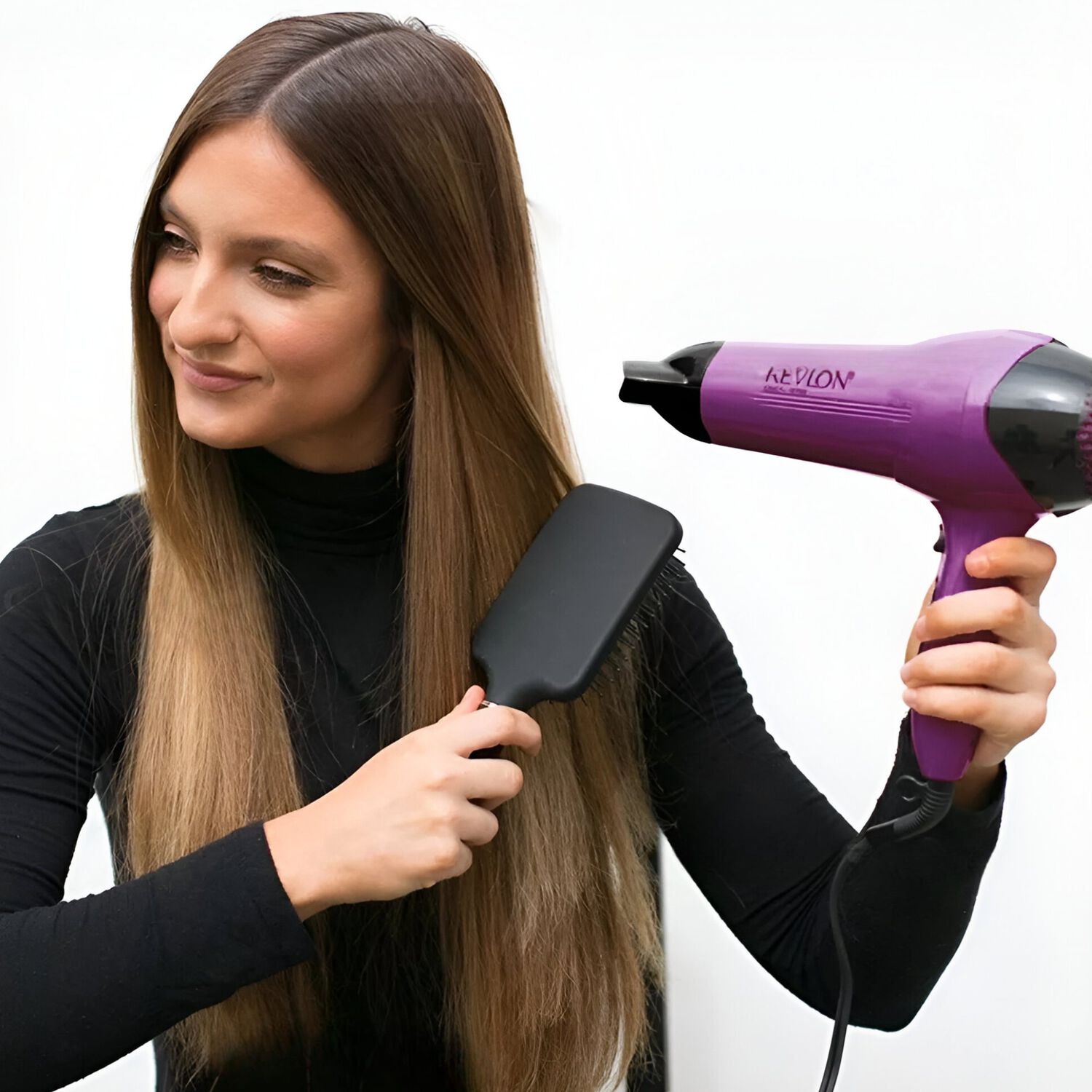 Secador De Cabello Revlon Ionic Pro 2000w - Dr773pla2 Morado image number 5.0
