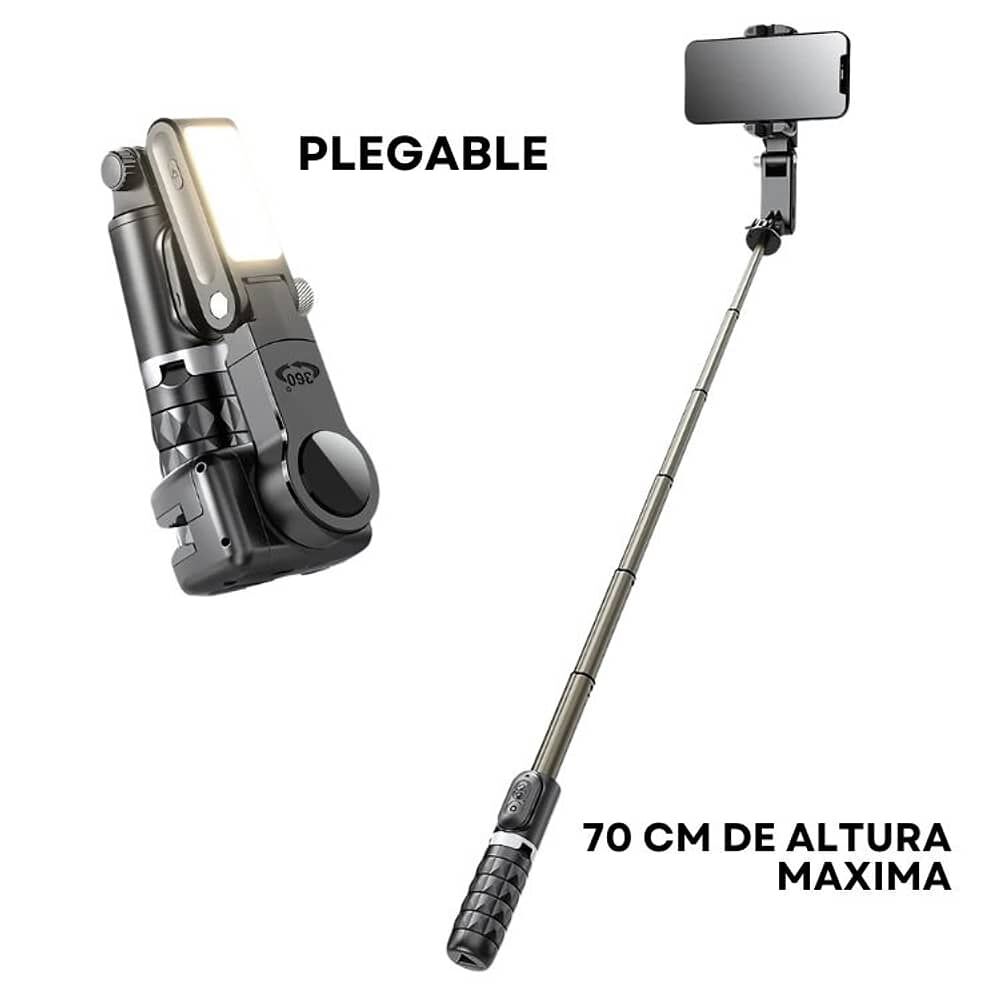 Estabilizador Soporte Para Tel&eacute;fono Celular Selfie Stick Tripode image number 4.0
