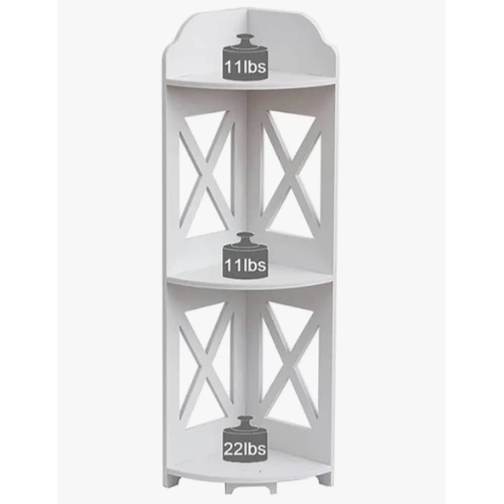 Estante De 3 Pisos Blanco image number 0.0