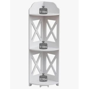 Estante De 3 Pisos Blanco