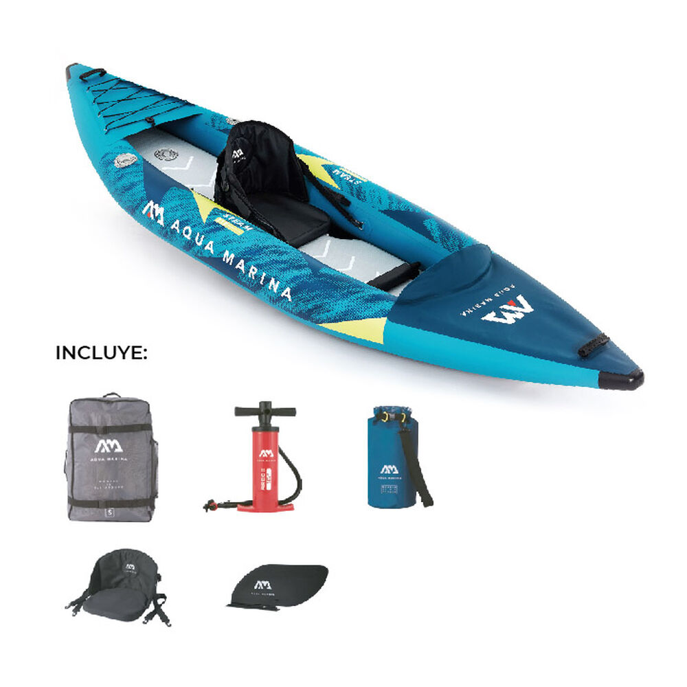Kayak Inflable Steam Single / Kayak Aqua Marina image number 1.0