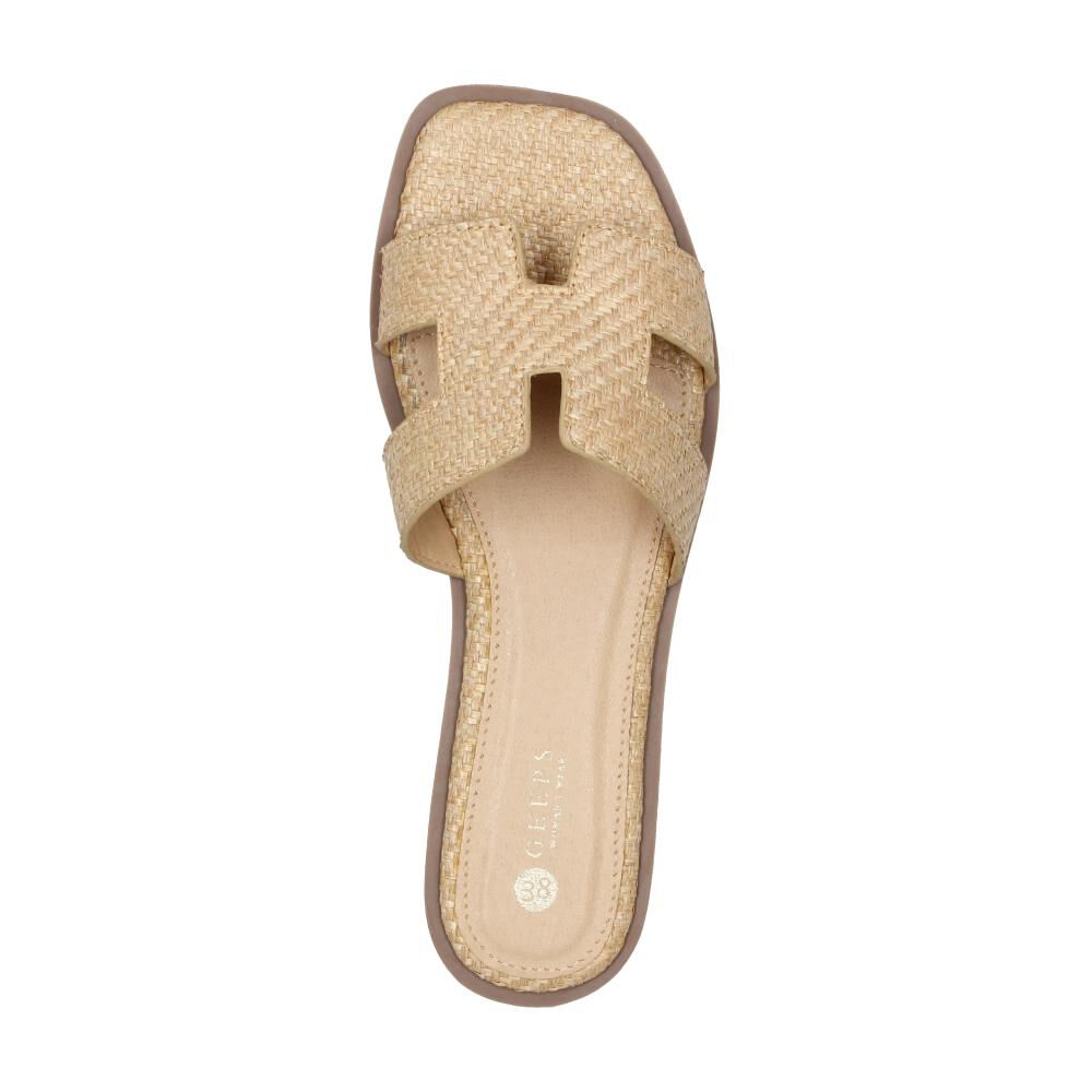 Sandalia Mujer Geeps Beige image number 4.0