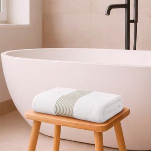 Toalla De Ba&ntilde;o Cuerpo Mav Nautica Home 100% Algod&oacute;n Suave 76x137cm Verde