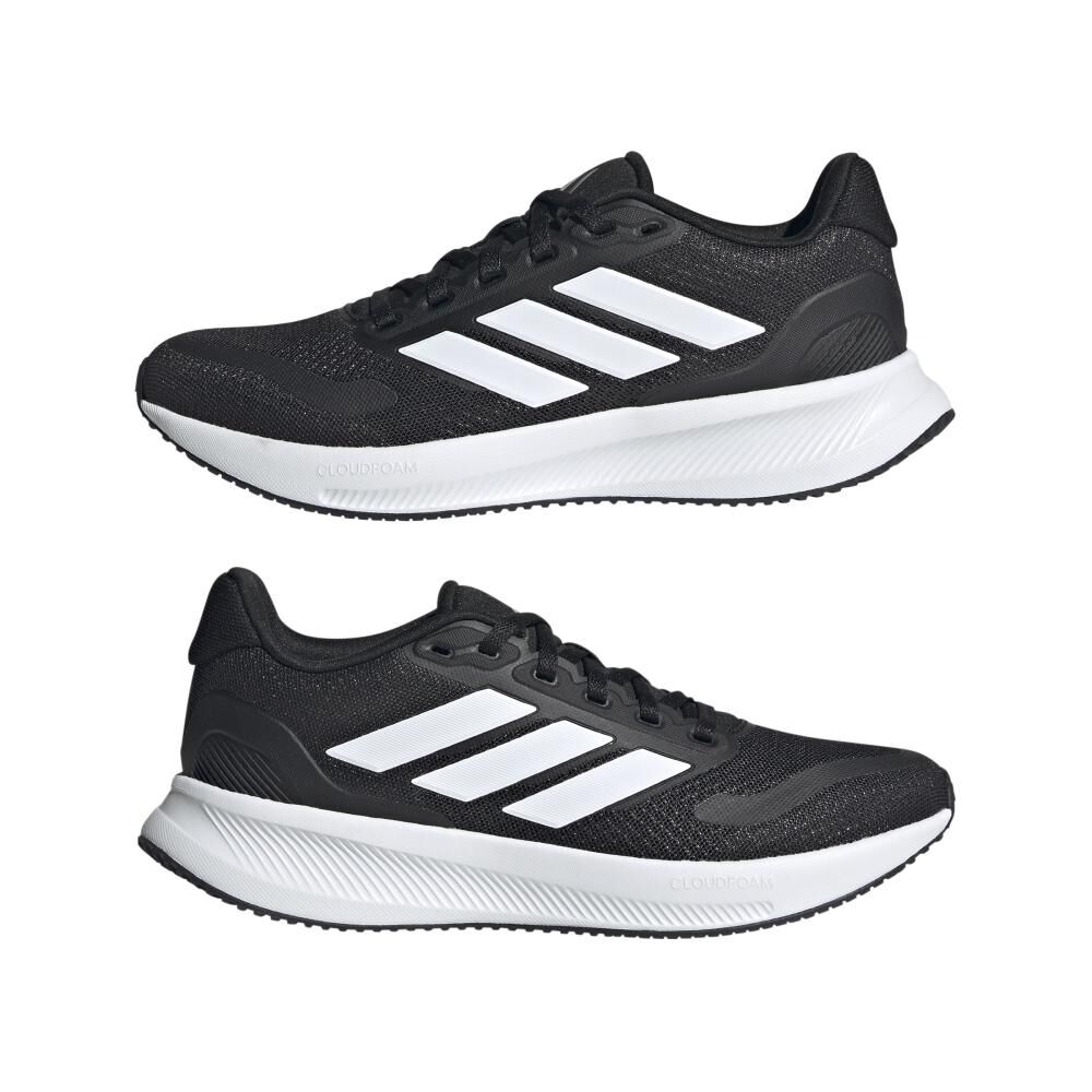 Zapatilla Running Unisex Adidas Runfalcon 5 J Negro image number 8.0