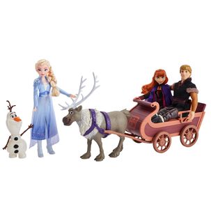 Juguete Aventuras Frozen Ii Con Trineo Y Personajes Disney