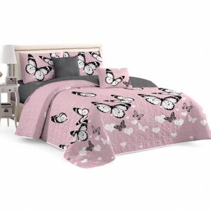 Cubrecama De Verano 1.5 Plazas Quilt + 1 Funda De Almohada Cobertor Delgado Qvr1-81