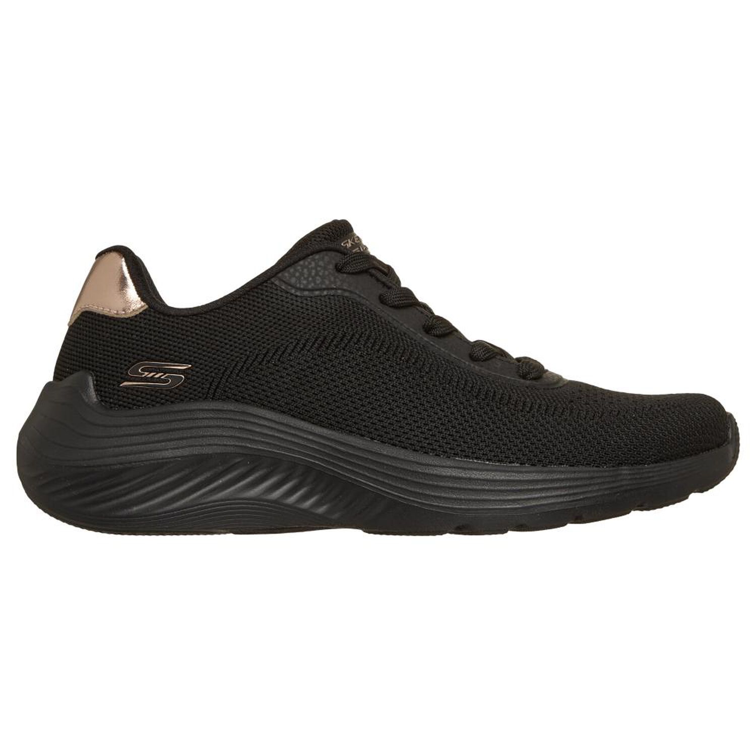 Zapatilla Urbana Mujer Skechers Bobs Squad Waves-current Look Bbk image number 0.0