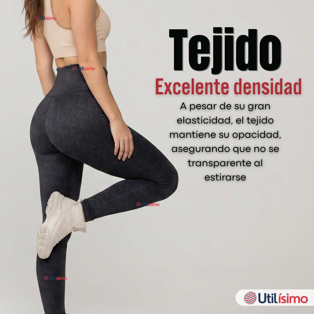Calza Polar Con Chiporro T&eacute;rmica Mujer El&aacute;sticada Negro Jeans image number 9.0